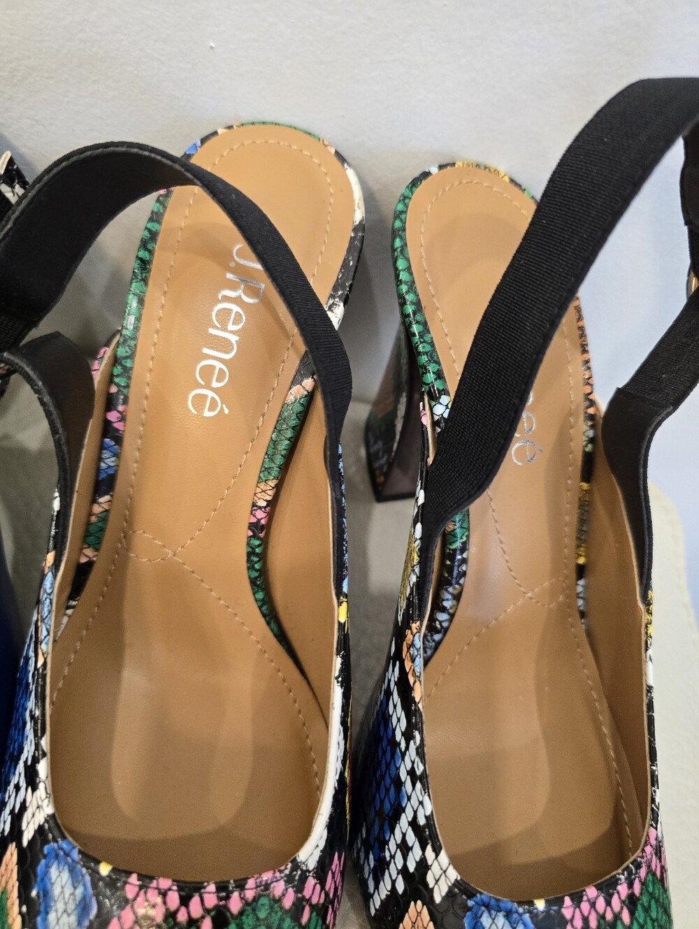 LOT 7 SHOES Pumps Heels Pointed-Toe Slingback Size 8.5 - Picture 4 of 14